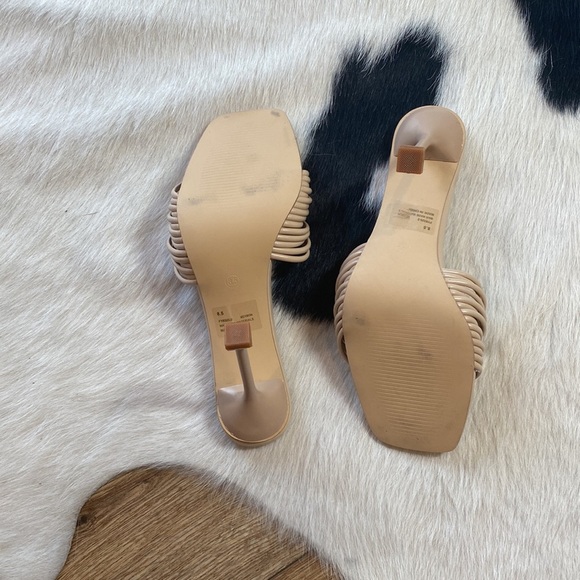 Cape Robbin Mexmon High Heels: Strappy Shoes Heels with Square Open Toe - Picture 8 of 9